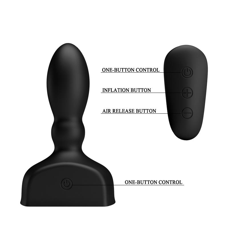 Inflatable Butt Plug with Remote Control Mr. Play