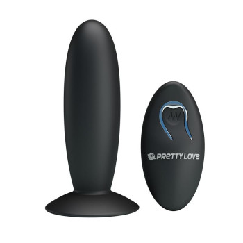 Butt Plug with Remote Control Black