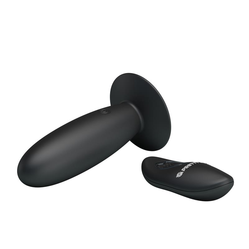 Butt Plug with Remote Control Black
