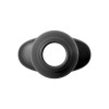 Butt Plug Open Wide Tunnel Plug XL Black
