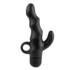 Vibrating Butt Plug P-Spot Spiral Black