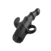 Vibrating Butt Plug P-Spot Spiral Black