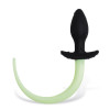 Glow in the Dark Dog Tail Butt Plug