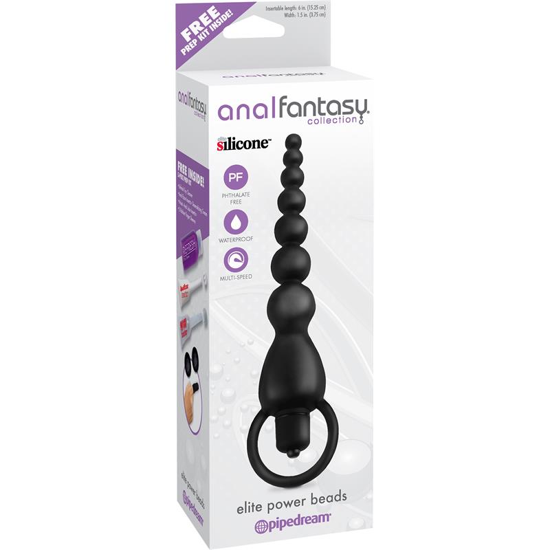 Elite Power Anal Beads Black