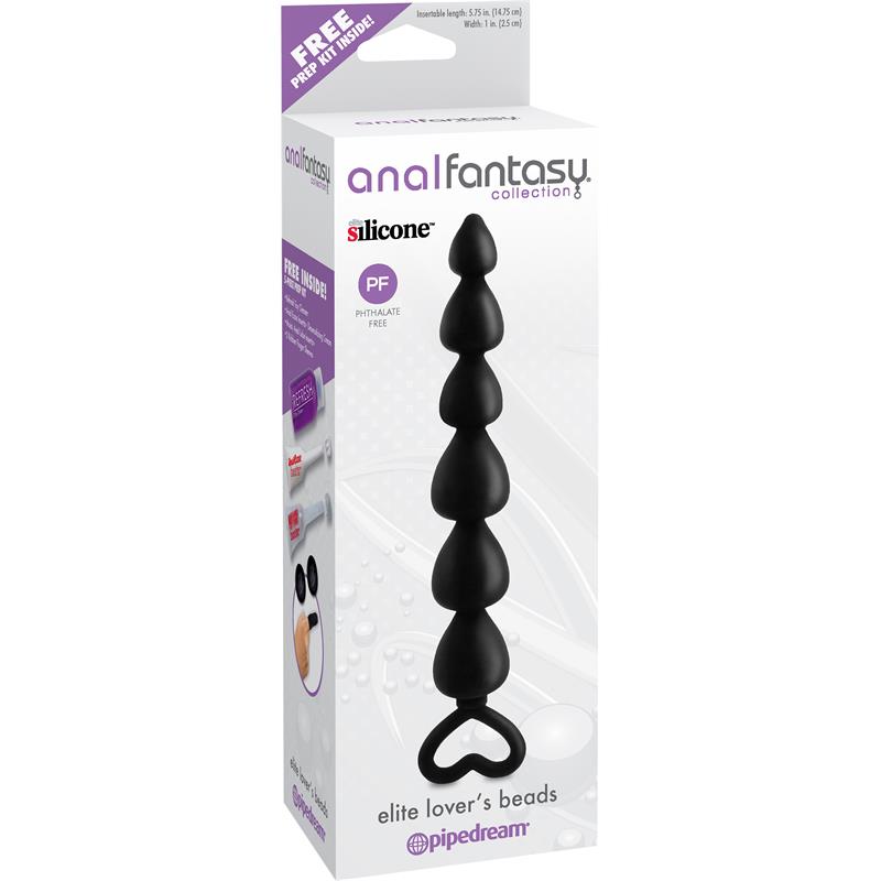 Elite Lovers Anal Beads Black