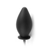 Inflatable Silicone Plug - Colour Black