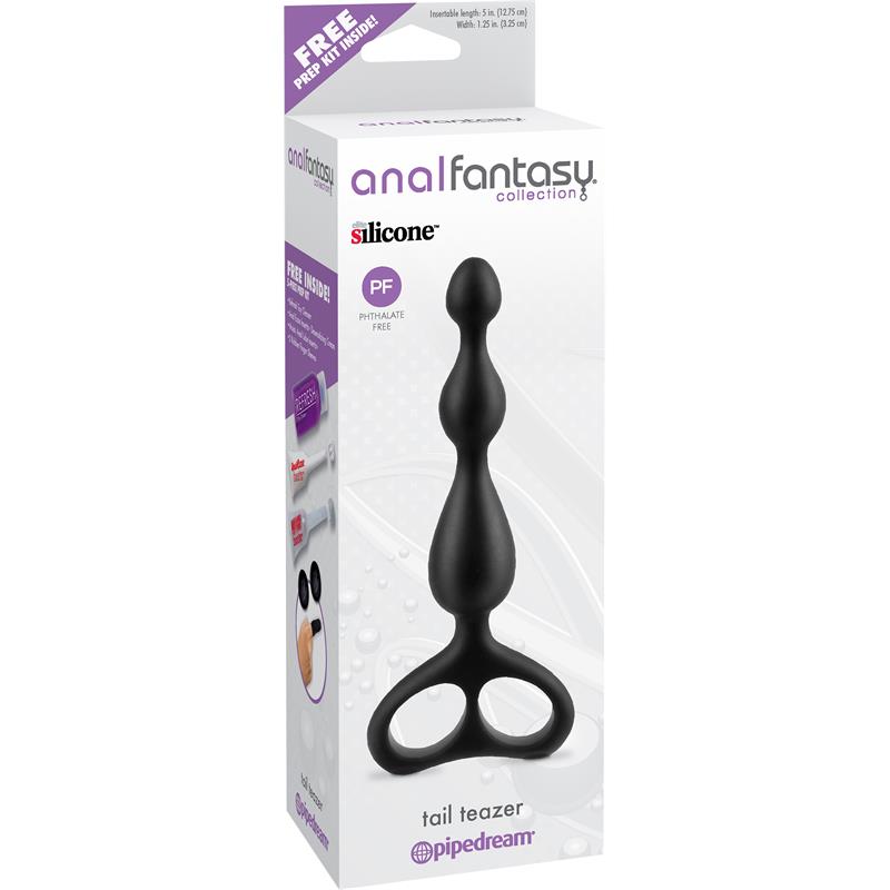Anal Stimulator Tail Teazer Black