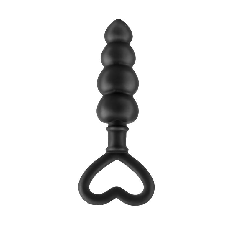 Anal Stimulator Beaded Luv Probe Black