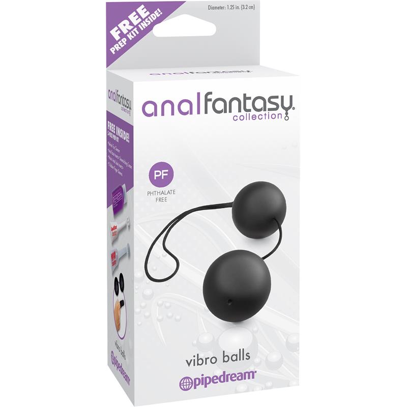 Anal Balls Vibro Balls Black