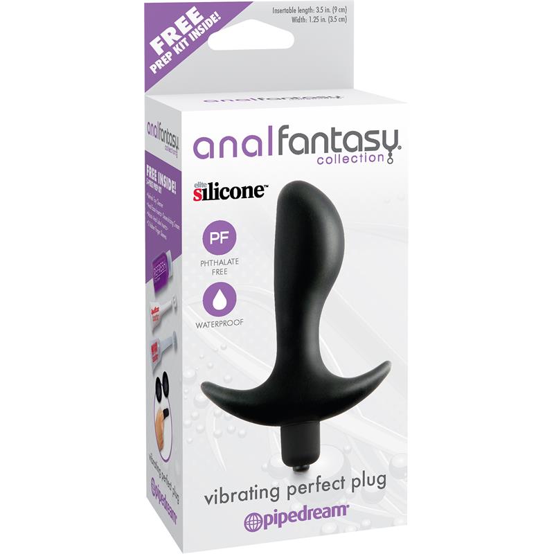Vibrating Butt Plug Perfect Plug Black