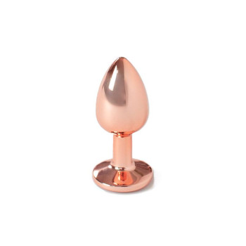 Rose Gold  Metal Butt Plug Size S