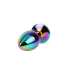 Rainbow Gem Multicolored Anal Plug with Jewel Size S
