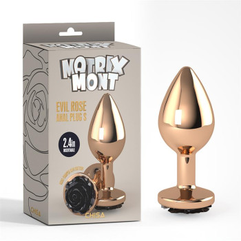 Evil Rose Jewel Anal Plug Size S