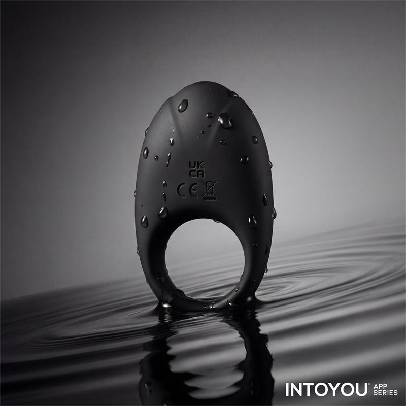 Ringo Vibrating Ring with App Unibody Black