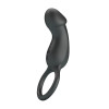 Trae Vibrating Cock Ring USB  Black