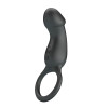 Trae Vibrating Cock Ring USB  Black