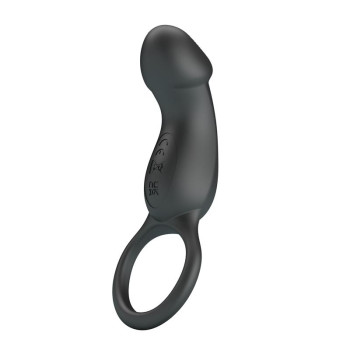 Trae Vibrating Cock Ring USB  Black