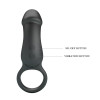 Trae Vibrating Cock Ring USB  Black