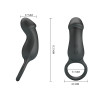 Trae Vibrating Cock Ring USB  Black