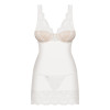853-CHE-2 Chemise AND Thong White