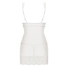 853-CHE-2 Chemise AND Thong White