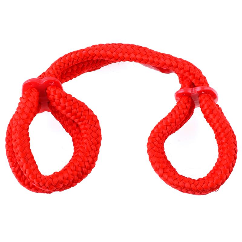 Silk Rope Love Cuffs Red