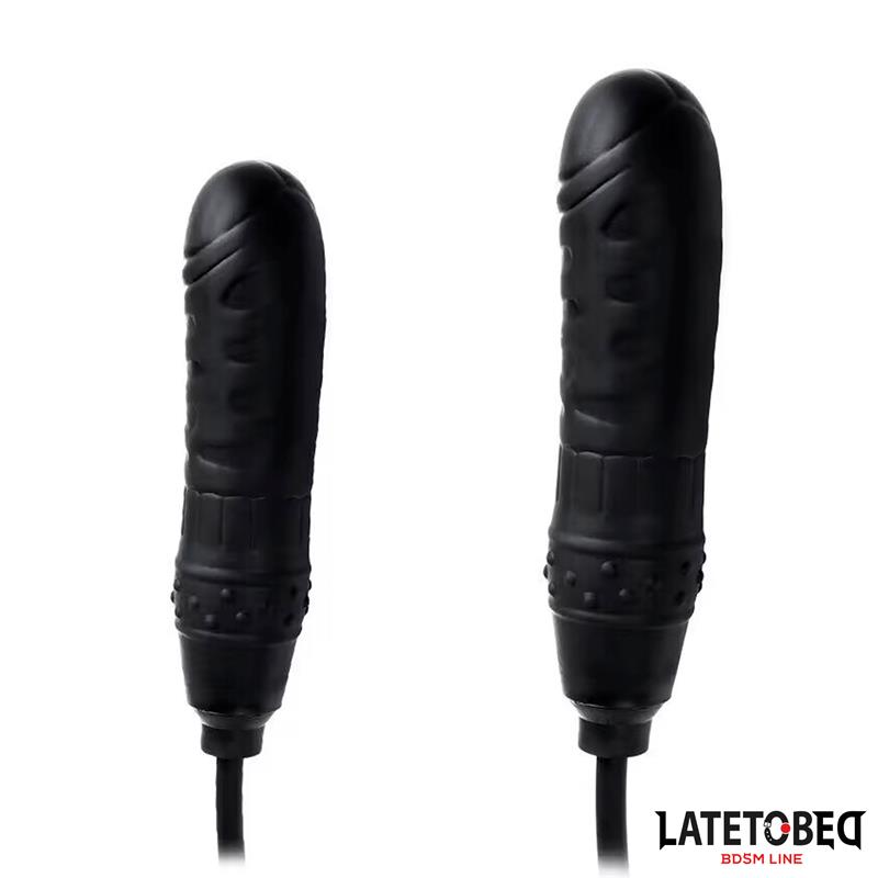 Inflatable Dildo with Manual Pump