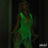 Beatrice Bodystocking Glow In Dark One Size