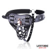Mens Chastity Pants with Cage Adjustable