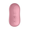Cotton Candy Clitoris Sucker and Vibrator Light Red