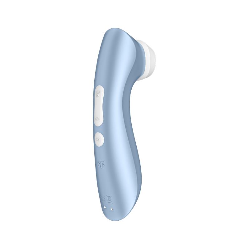 Pro 2+ Clitoris Sucker with Vibration Blue