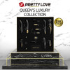 Luxury Set Queens with 12 Toys Black and 18k Gold