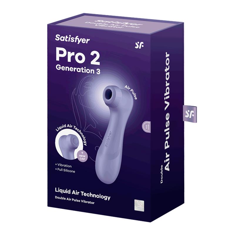Pro 2 Gen 3 Liquid Air Technology Suction and Vibration Lilac
