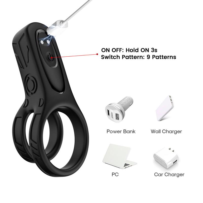 Mecha-style Vibrating Penis Ring