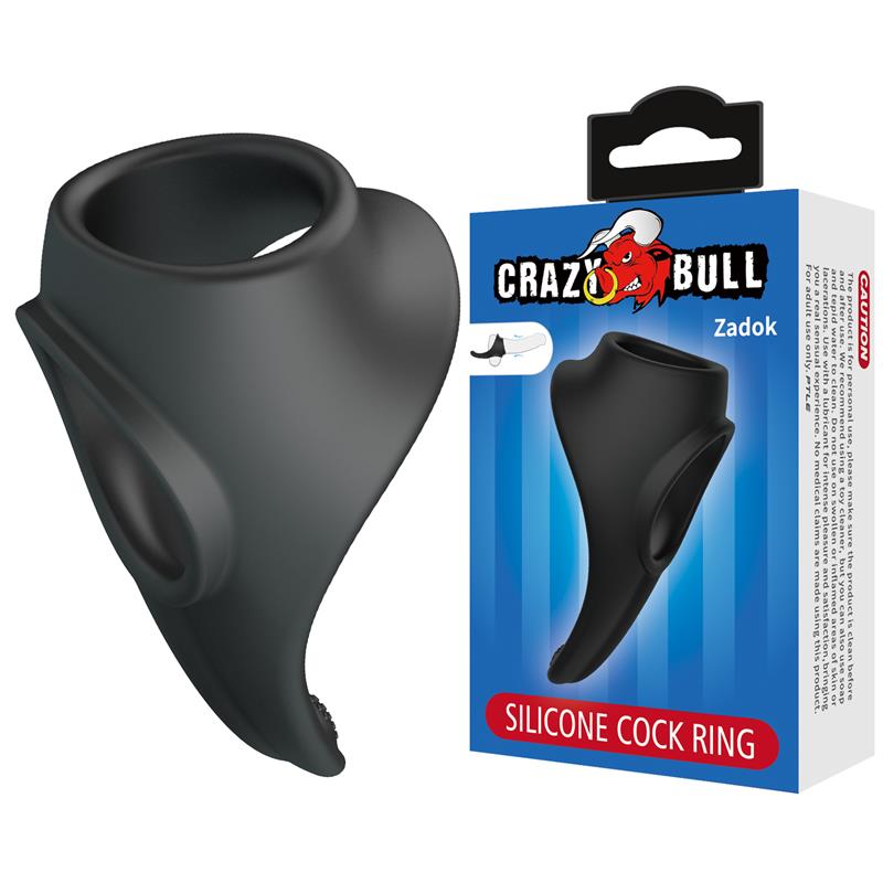 Zadok Silicone Cock and Testicles Ring