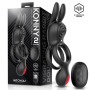 Konny Vibrating Rabbit Double Cockring with Remote