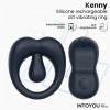 Kenny Penis Ring with Clitoris Stimulator and APP Night Blue