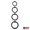 Set of 4 Penis Rings Silicone S, M, L and XL