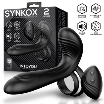 Synkox Girth Gainer Vibrating Double Cockring