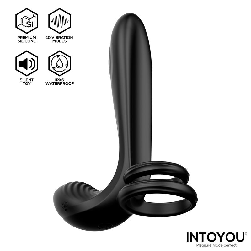 Synkox Girth Gainer Vibrating Double Cockring