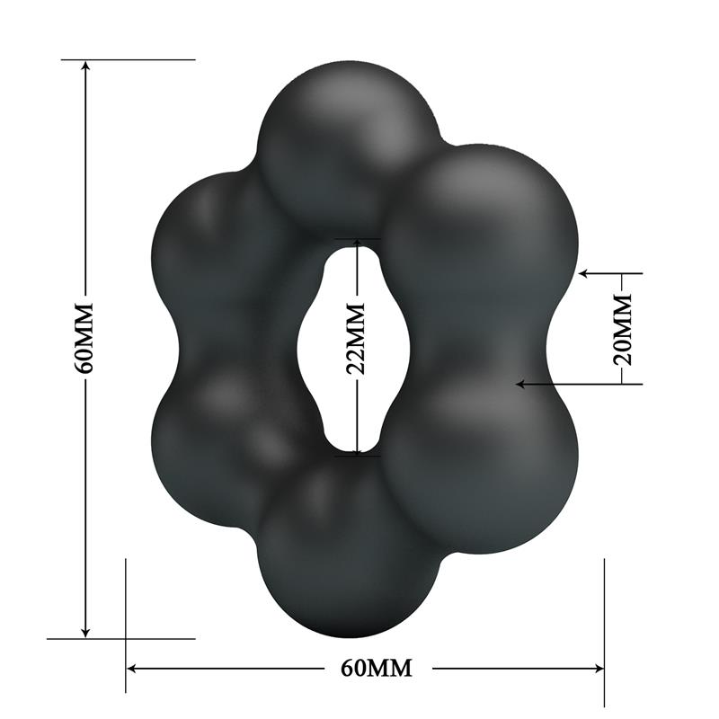 Clauzell Cock Ring Silicone Mod 10