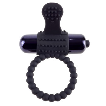 Fantasy C-Ringz Vibrating Silicone Super Ring Black