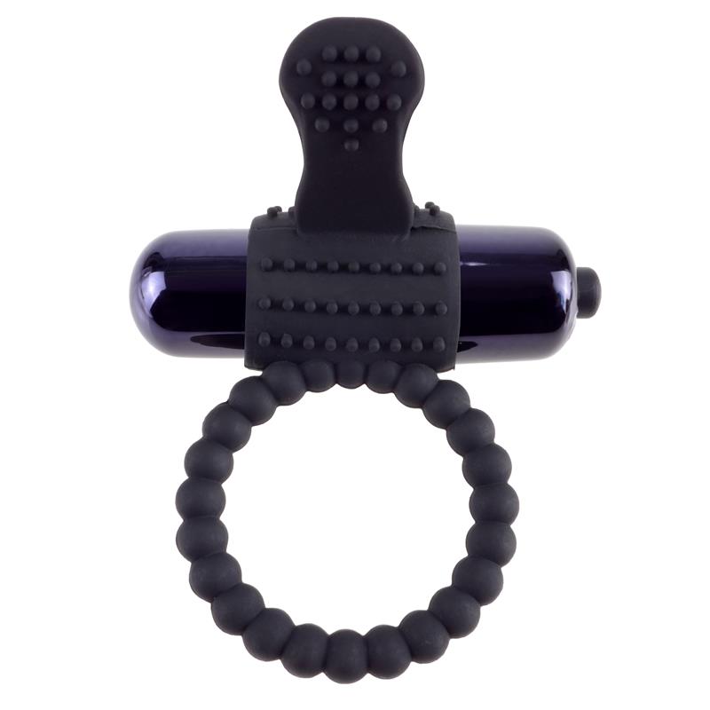 Fantasy C-Ringz Vibrating Silicone Super Ring Black