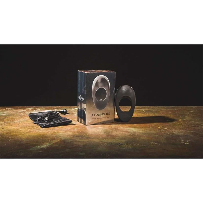 Atom Plus Virbrating Penis Ring and Perianal Stimulator Black