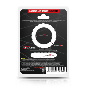 Solid Silicone Cock Ring 4.5 cm