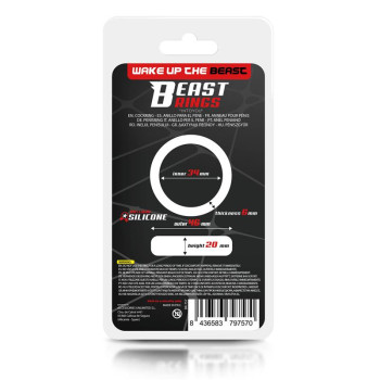 Liquid Silicone Cock Ring 3.4 cm