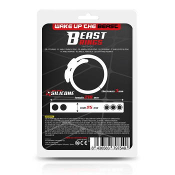 Solid Silicone Adjustable Strip Cock Ring 15-21 cm