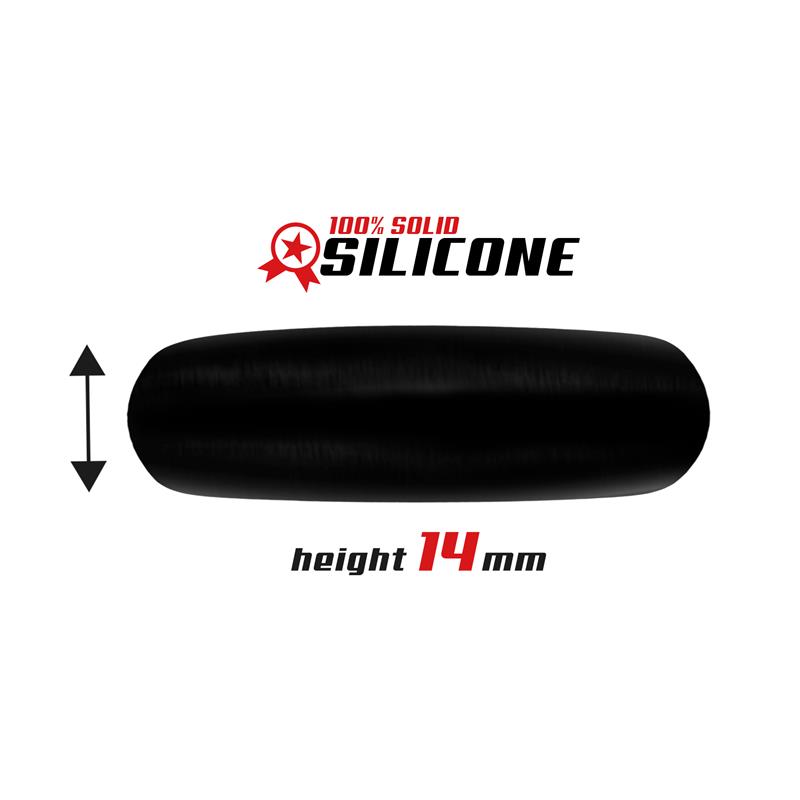 Cock Ring Solid Silicone 4.2 cm Black