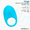 Ringo Vibrating Ring with App Unibody Blue