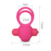 Double Vibrating Cockring Power Clit Duo Pink